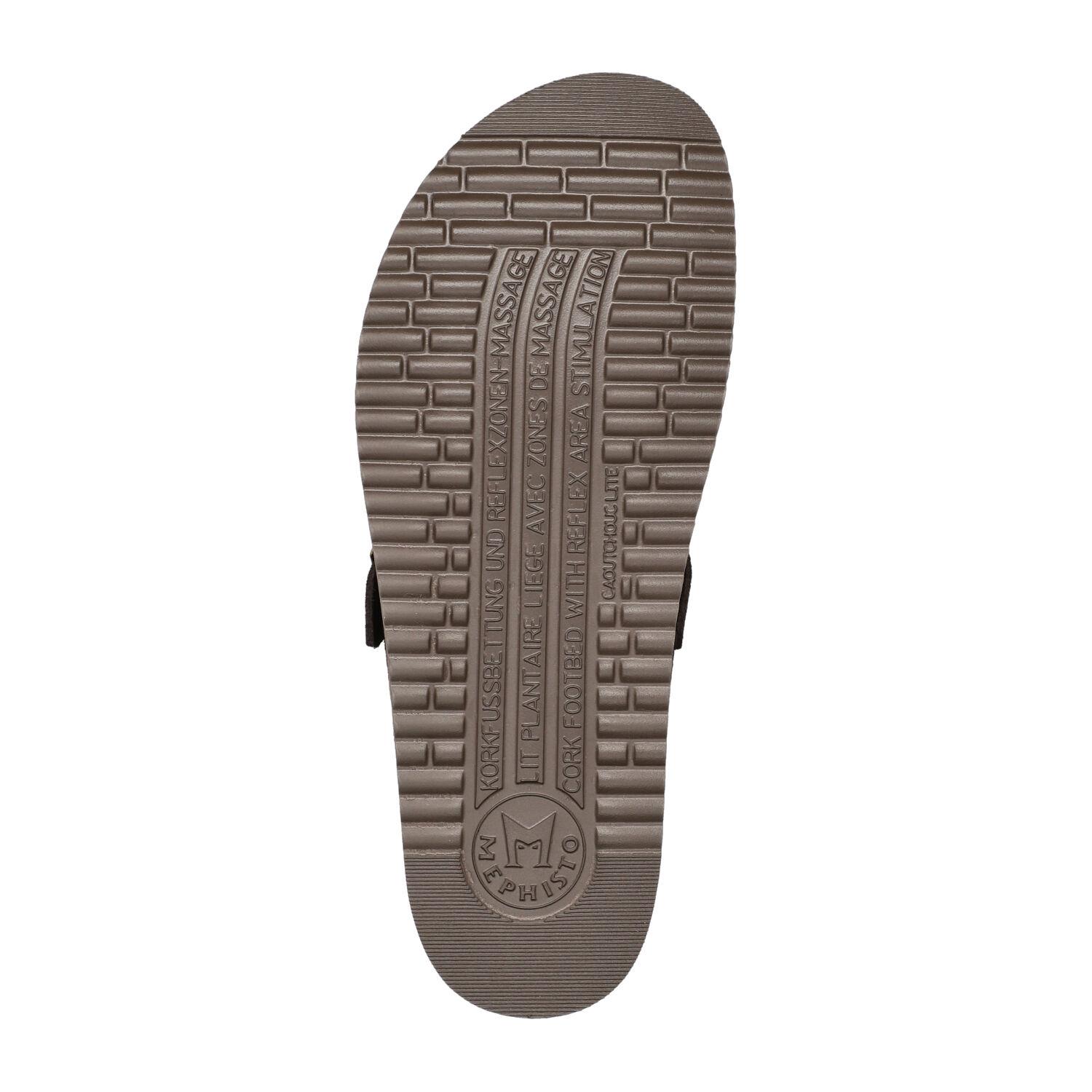 mules femme modèle Halina brun fonce - Mephisto